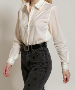 RAQUEL | Camisa Básica Bordada