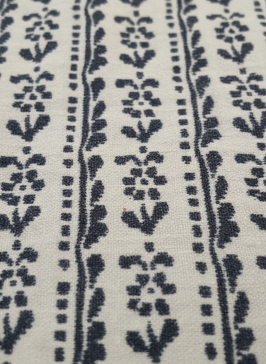 FIFI | Pantalón Jacquard Flores Mujer Crudo - Imagen 2