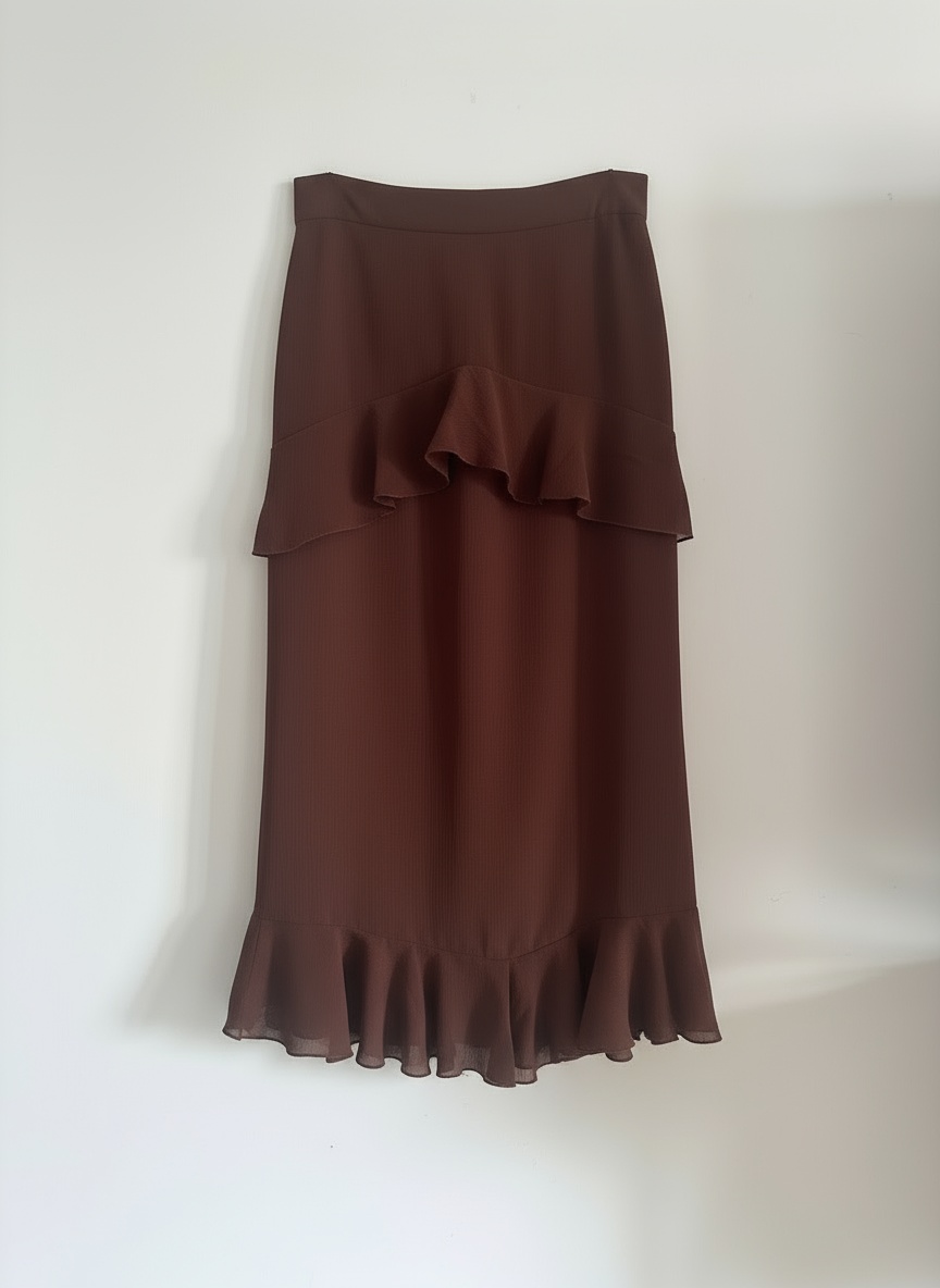 GALA | Set de Gasa Lurex Marrón Chocolate - Imagen 4